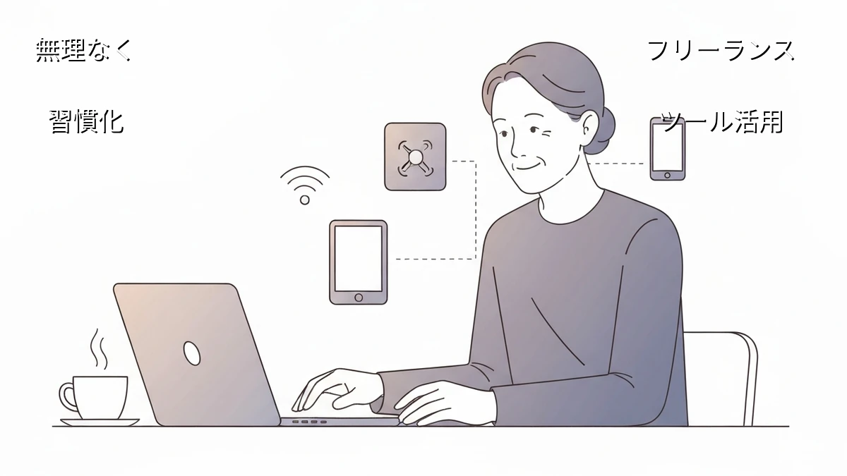 忙しいフリーランス向け｜導入したツールを無理なく使いこなす習慣