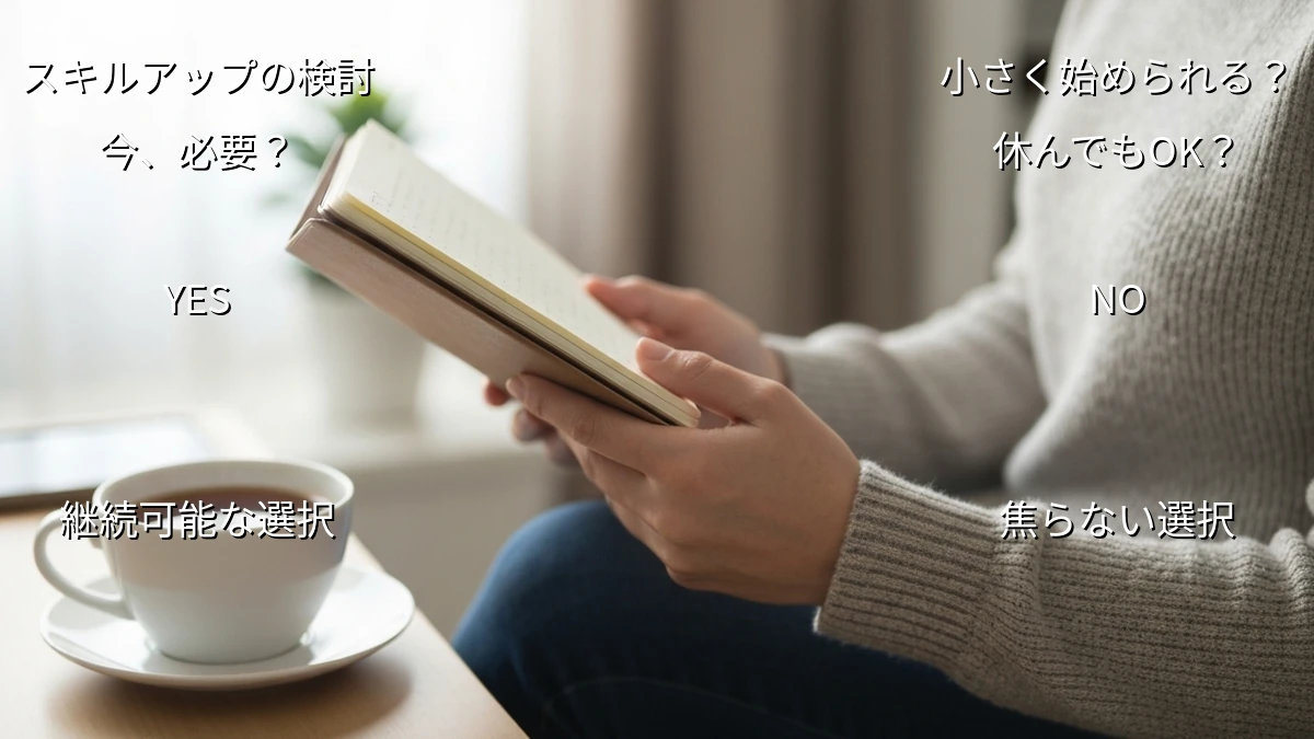忙しいフリーランス向け｜無理なく続けられるスキルアップの選び方