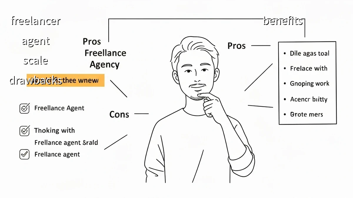 フリーランス向け エージェント利用のメリット・デメリット