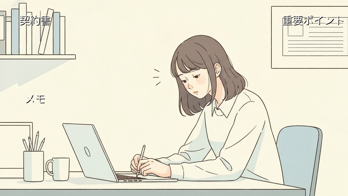 忙しいフリーランス向け｜契約書の内容を忘れない！日々の業務に活かす小さな習慣